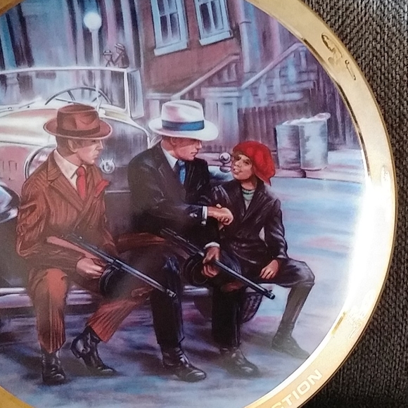 Star Trek a piece of the action collector plate - Picture 4 of 10